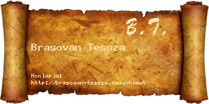 Brasovan Tessza névjegykártya